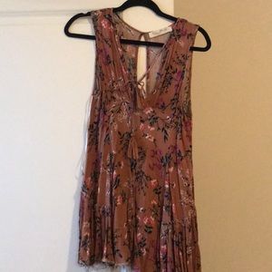 Floral fall dress